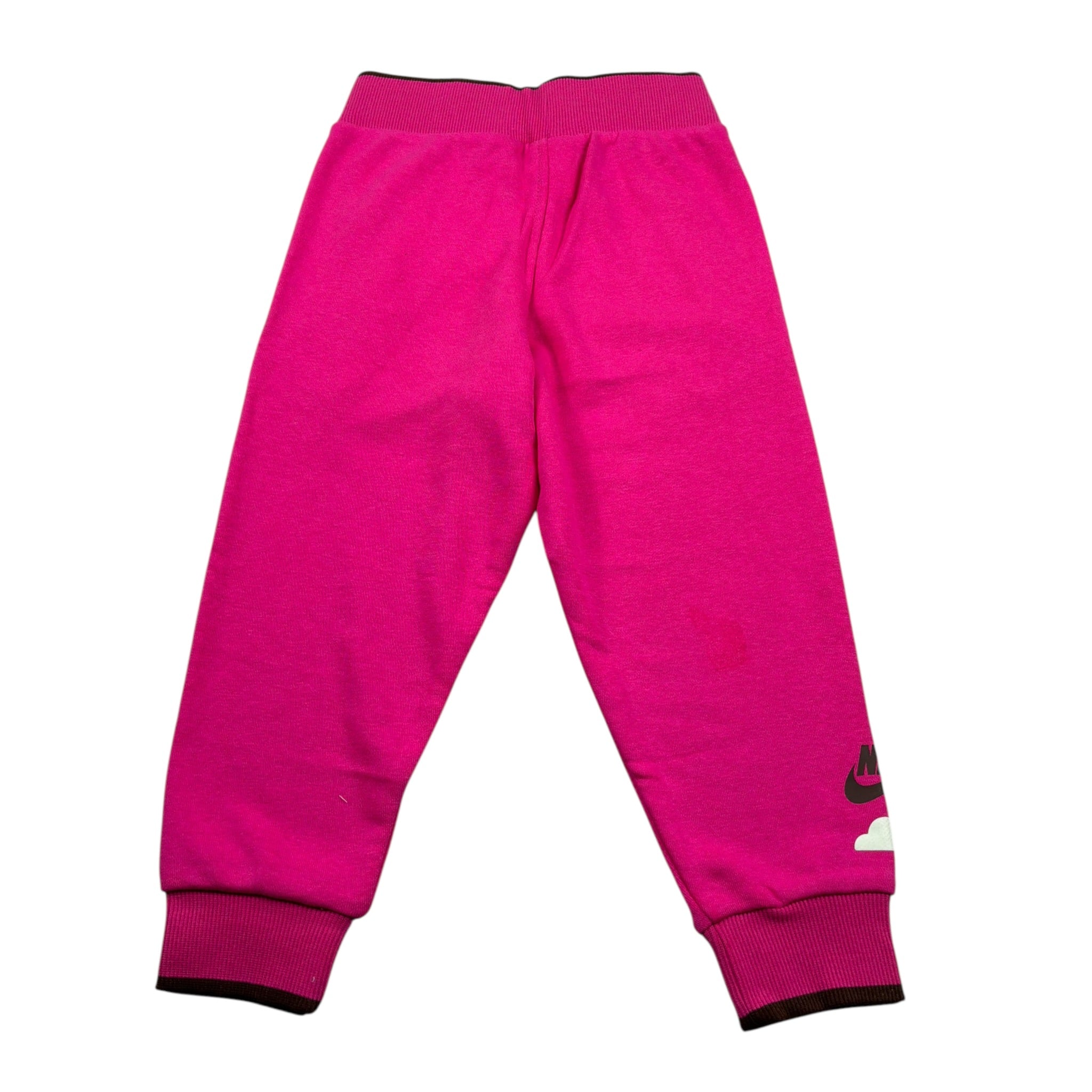 Nike Pantalone Tuta tinta unita con Logo Fuxia per Bambina 36L948 FUXIA NIKE 