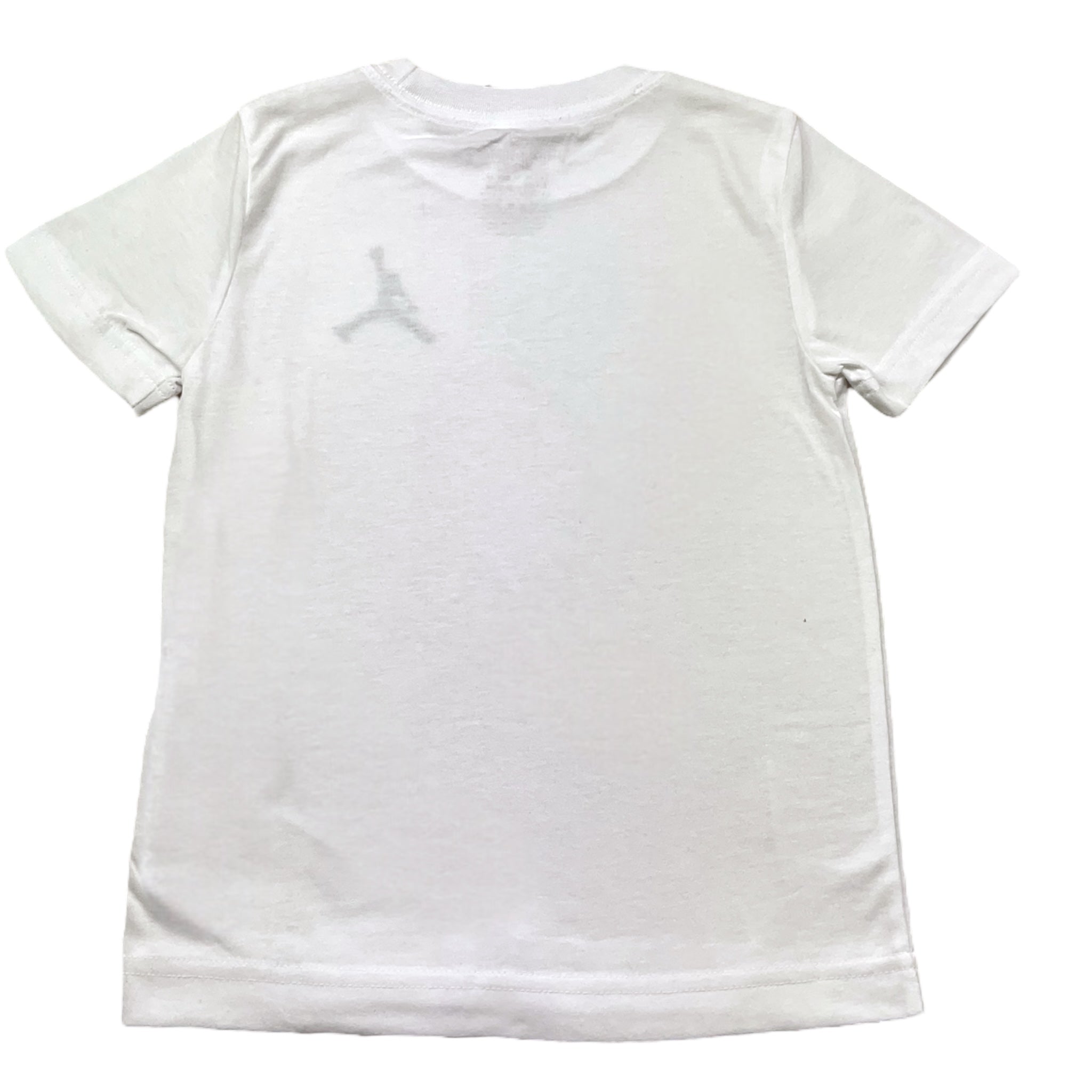 Jordan T-Shirt Girocollo Tinta Unita con Logo per Bambino 85A873 BIANCO JORDAN 