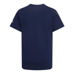 Nike T-Shirt Girocollo Tinta Unita con Logo per Bambino 86J575 BLU NIKE 