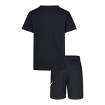 Nike Completo 2 Pezzi T-Shirt-Bermuda Tinta Unita per Bambino 86L596X NERO NIKE 