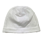Ninnaoh Cappello Tinta Unita con Fiore per Neonata E25CA57 BIANCO NINNAOH 