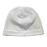 Ninnaoh Cappello Tinta Unita con Fiore per Neonata E25CA57 BIANCO NINNAOH 