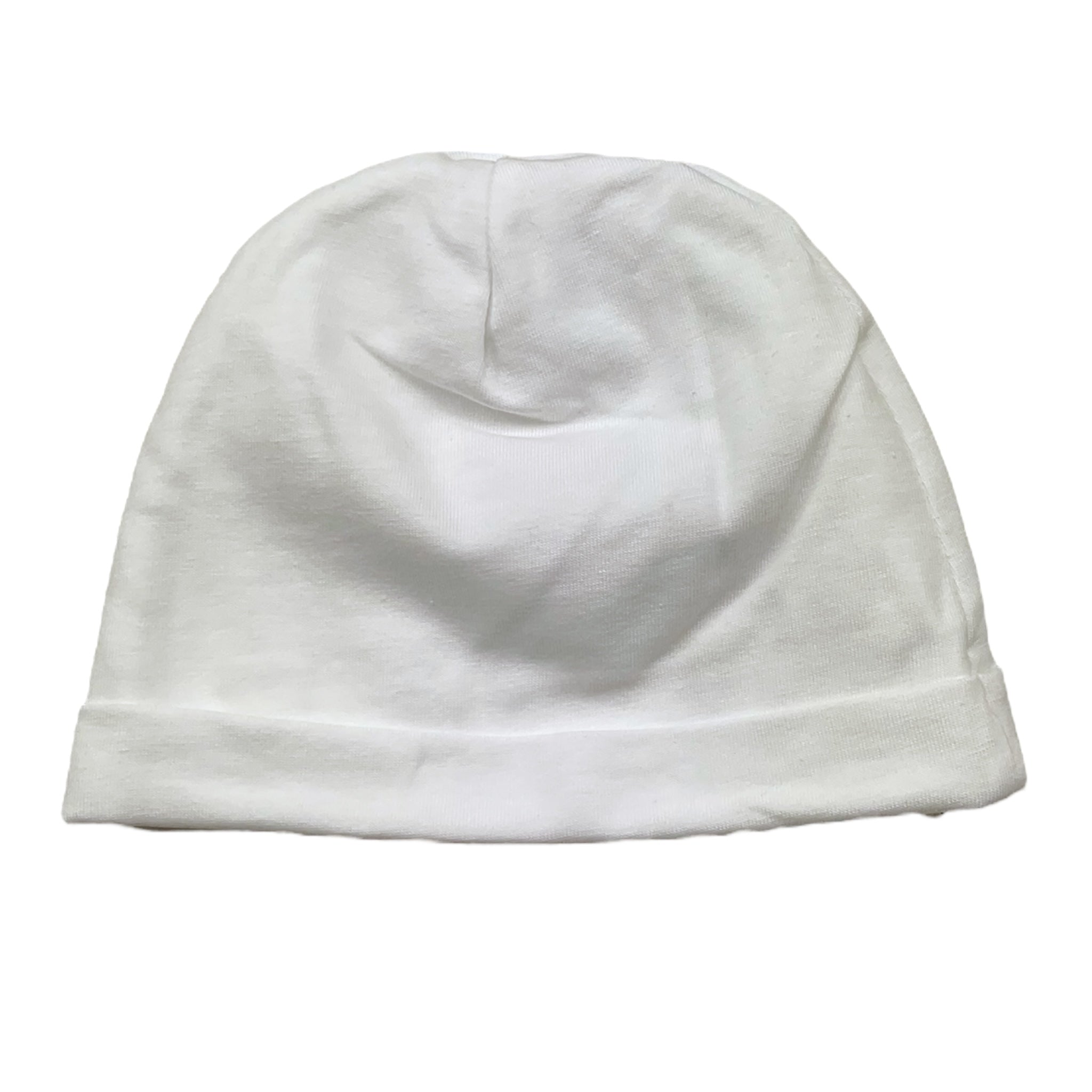 Ninnaoh Cappello Tinta Unita con Fiore per Neonata E25CA57 BIANCO NINNAOH 