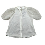 Nunzia Corinna Completo 2 Pezzi Camicia-Gonna Bianco per Bambina NJ4115631 BIANCO NUNZIA CORINNA 