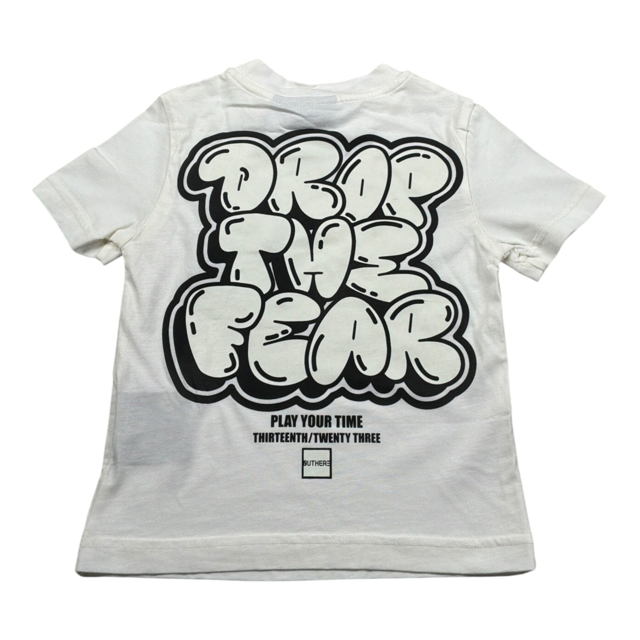 Outhere T-Shirt Girocollo tinta unita con Stampe Bianco per Bambino EOTJ44AE80 BIANCO OUTHERE 