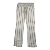 Over-D Pantalone Tinta Unita con Fantasia A Righe per Bambino OK763AB BEIGE OVER-D 
