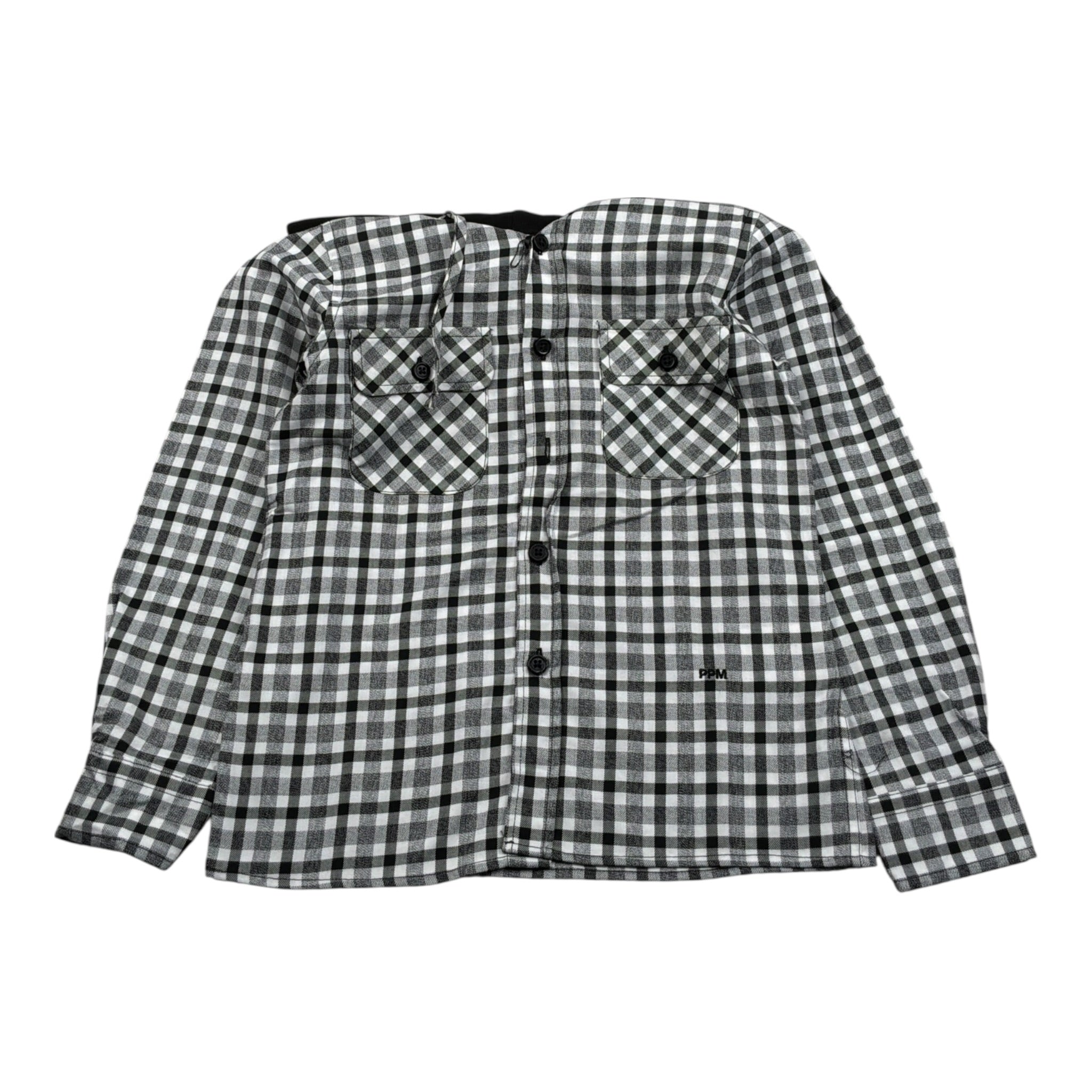 Paolo Pecora Caicia Bicolore con Fantasia A Quadri Bianco/Nero per Bambino PP1519 BIANCO/NERO PAOLO PECORA 