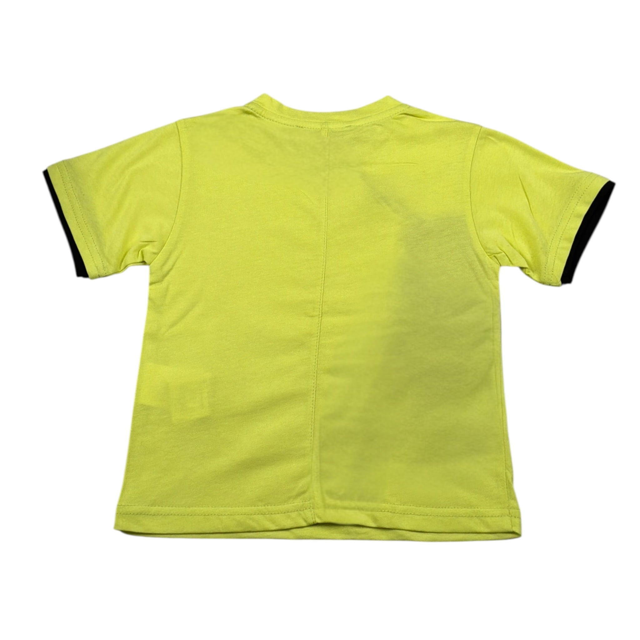Paolo Pecora T-Shirt tinta unita con Logo Verde Acido per Neonato PP3361 VERDE ACIDO PAOLO PECORA 