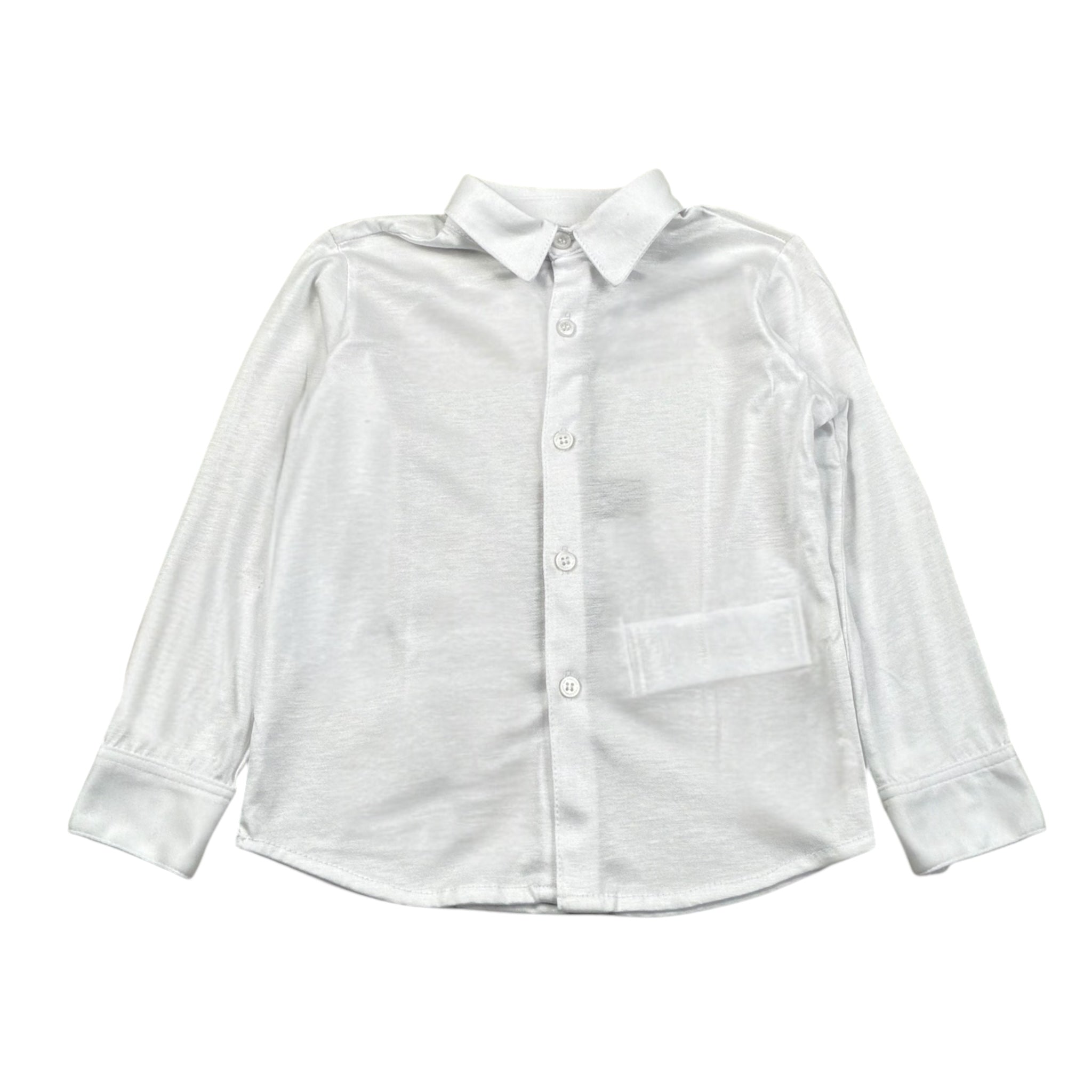 Paolo Pecora Camicia Tinta Unita con Bottoni per Bambino PP3907J BIANCO PAOLO PECORA 