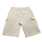 Paolo Pecora Bermuda Tinta Unita con Elastico In Vita per Bambino PP3995 BIANCO PAOLO PECORA 