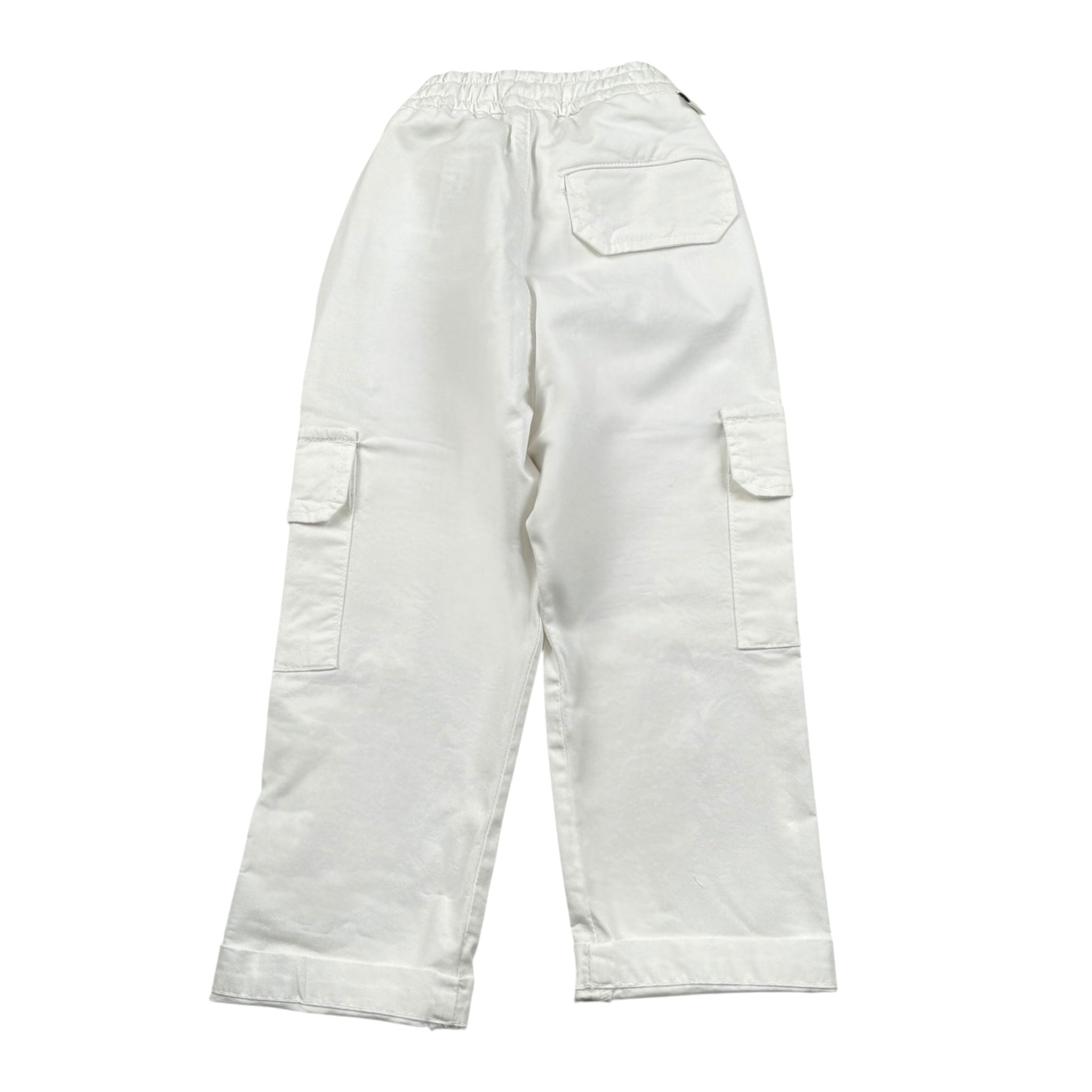 Paolo Pecora Pantalone Tinta Unita con Elastico In Vita per Neonato PP3996XX BIANCO PAOLO PECORA 