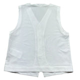 Paolo Pecora Gilet Tinta Unita per Bambino PP4189 BIANCO PAOLO PECORA 