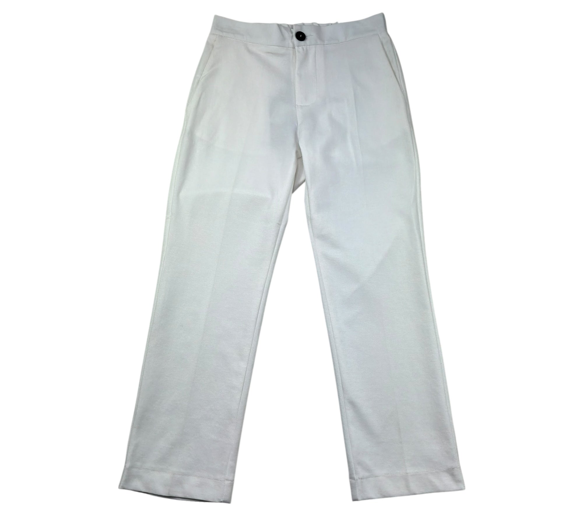 Paolo Pecora Pantalone Tinta Unita con Elastico In Vita per Bambino PP4199 BIANCO PAOLO PECORA 