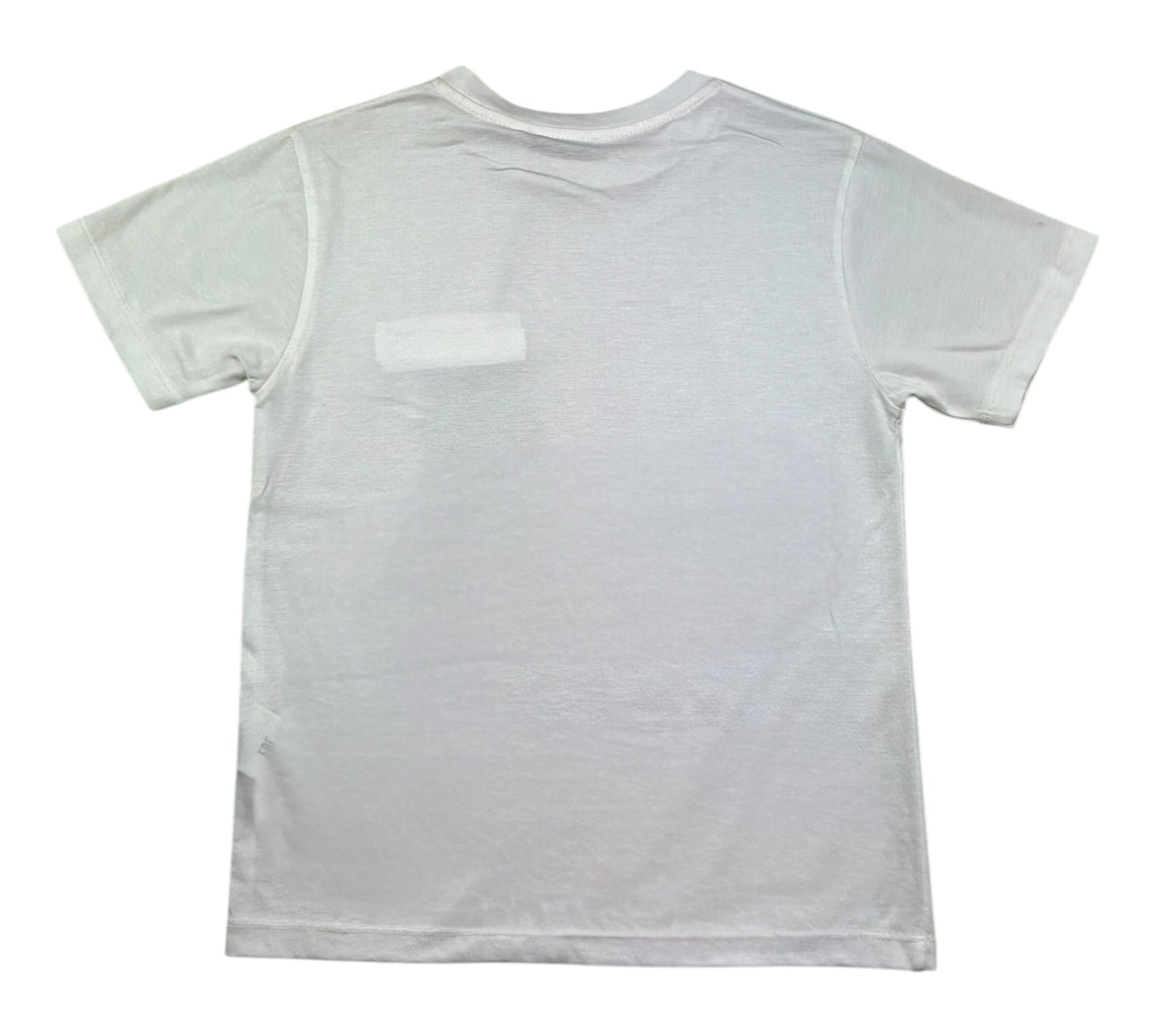 Paolo Pecora T-Shirt Girocollo Tinta Unita con Taschino per Bambino PP4213 BIANCO PAOLO PECORA 