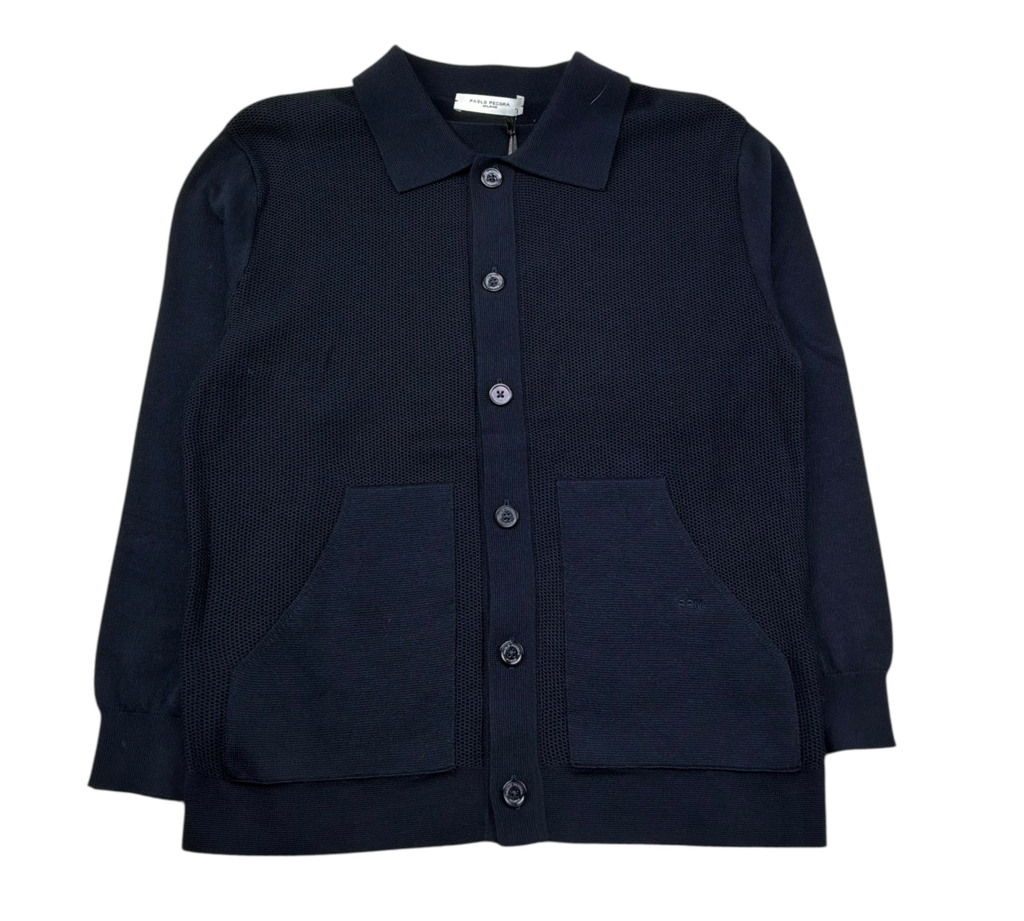 Paolo Pecora Cardigan Tinta Unita con Bottoni per Bambino PP4281 BLU PAOLO PECORA 