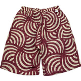 Paolo Pecora Bermuda Stampa Fantasia con Elastico In Vita per Bambino PP4294 BORDEAUX PAOLO PECORA 