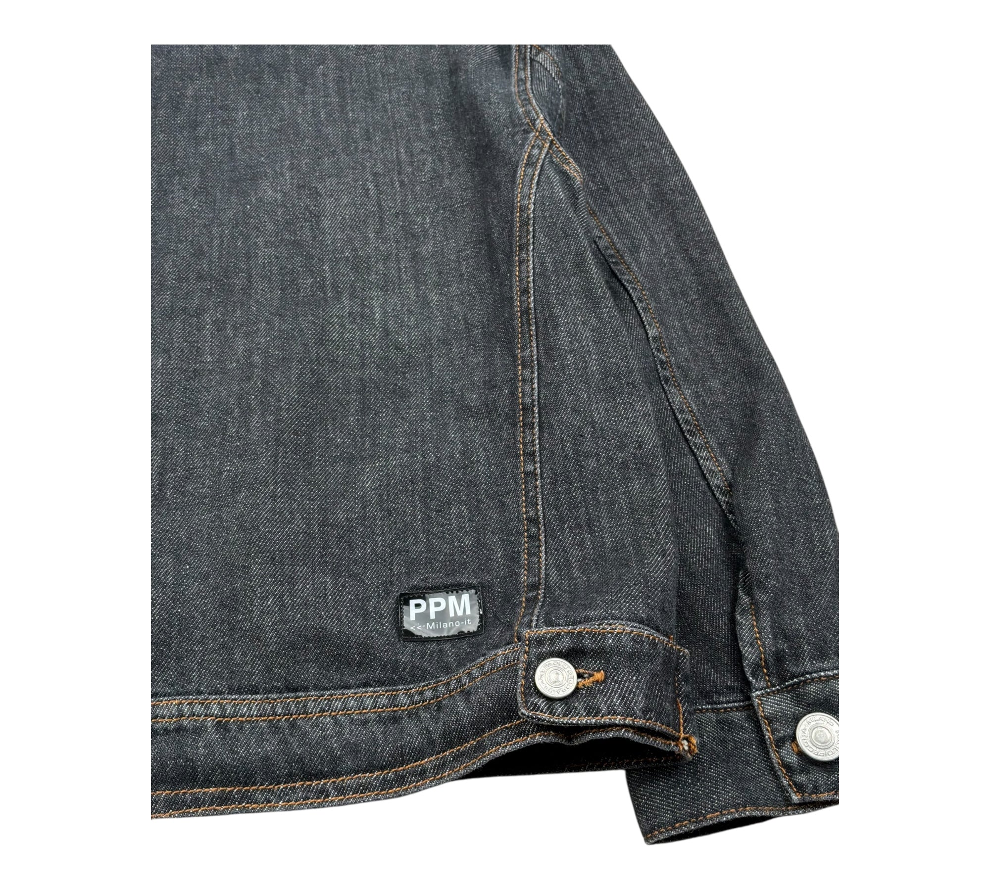 Paolo Pecora Giubbino In Denim Tinta Unita per Bambino PP4372 NERO PAOLO PECORA 
