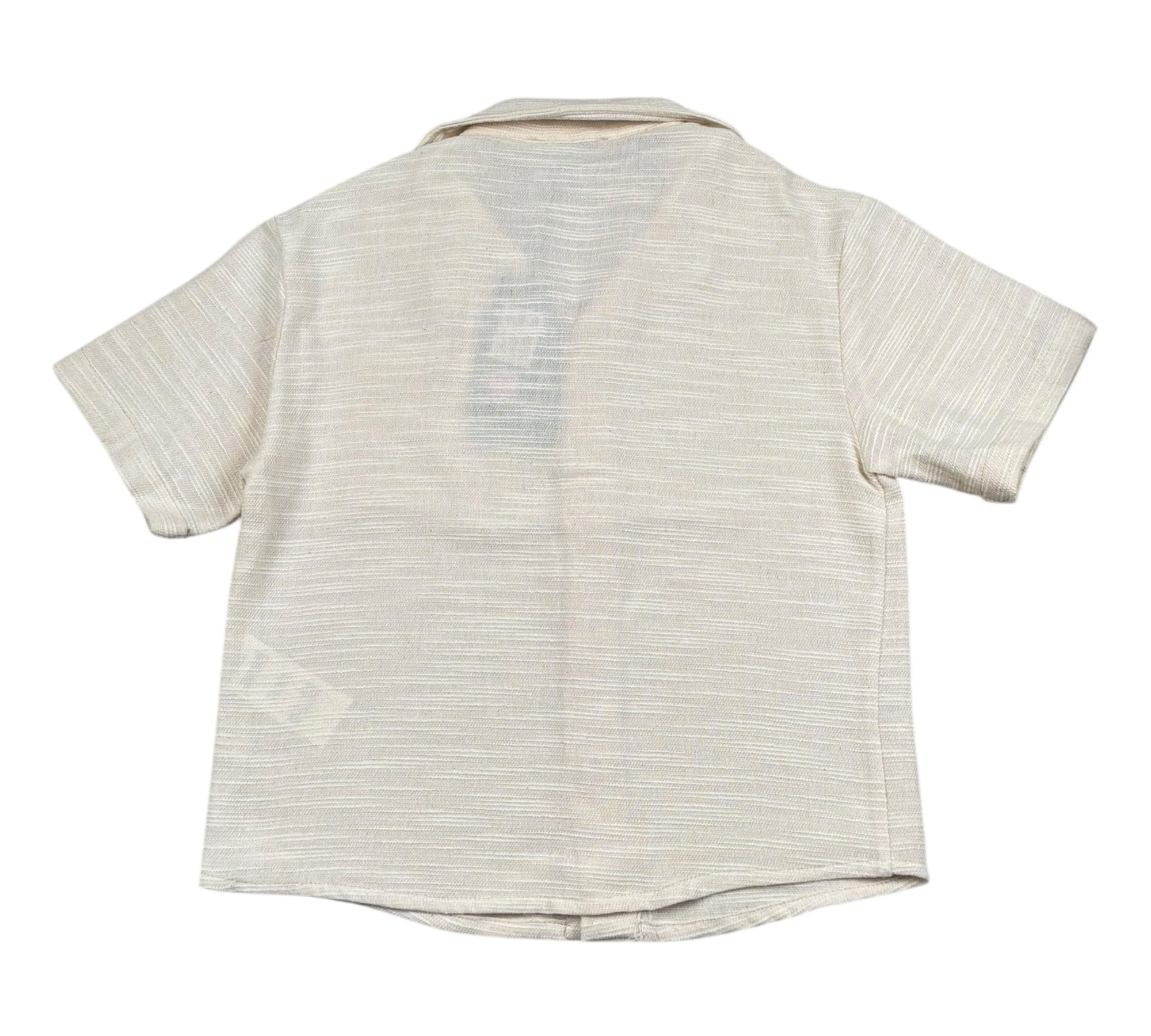 Paolo Pecora Camicia Mezza Manica Tinta Unita per Bambino PP4379 SABBIA PAOLO PECORA 