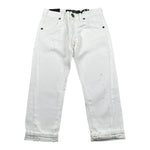 Patriot Pantalone tinta unita con Strappi Bianco per Bambino PB04 BIANCO PATRIOT 