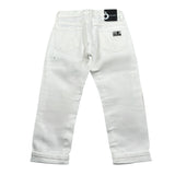 Patriot Pantalone tinta unita con Strappi Bianco per Bambino PB04 BIANCO PATRIOT 