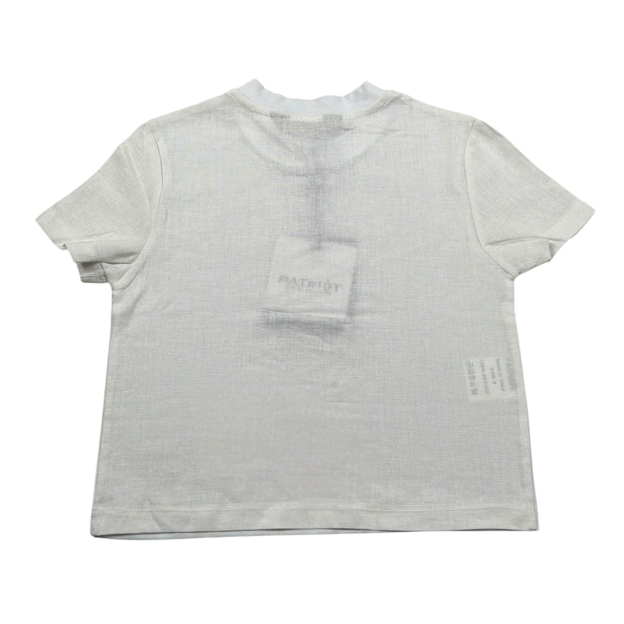 Patriot T-Shirt Girocollo tinta unita Bianco per Neonato TS013 BIANCO PATRIOT 