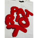 Patriot T-Shirt Girocollo tinta unita con Stampa Bianco per Bambino TSS BIANCO PATRIOT 