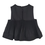 Patrizia Pepe Camicia Giromanica tinta unita Nero per Bambina 7C0240 NERO PATRIZIA PEPE 