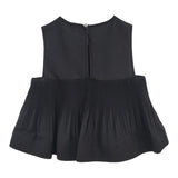 Patrizia Pepe Camicia Giromanica tinta unita Nero per Bambina 7C0240 NERO PATRIZIA PEPE 