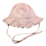 Paz Rodriguez Cappello Tinta Unita con Ricami per Neonata 040122698 ROSA PAZ RODRIGUEZ 