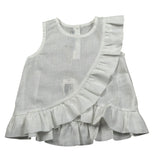 Per Te Top Giromanica tinta unita Bianco per Neonata 33981N BIANCO PER TE 