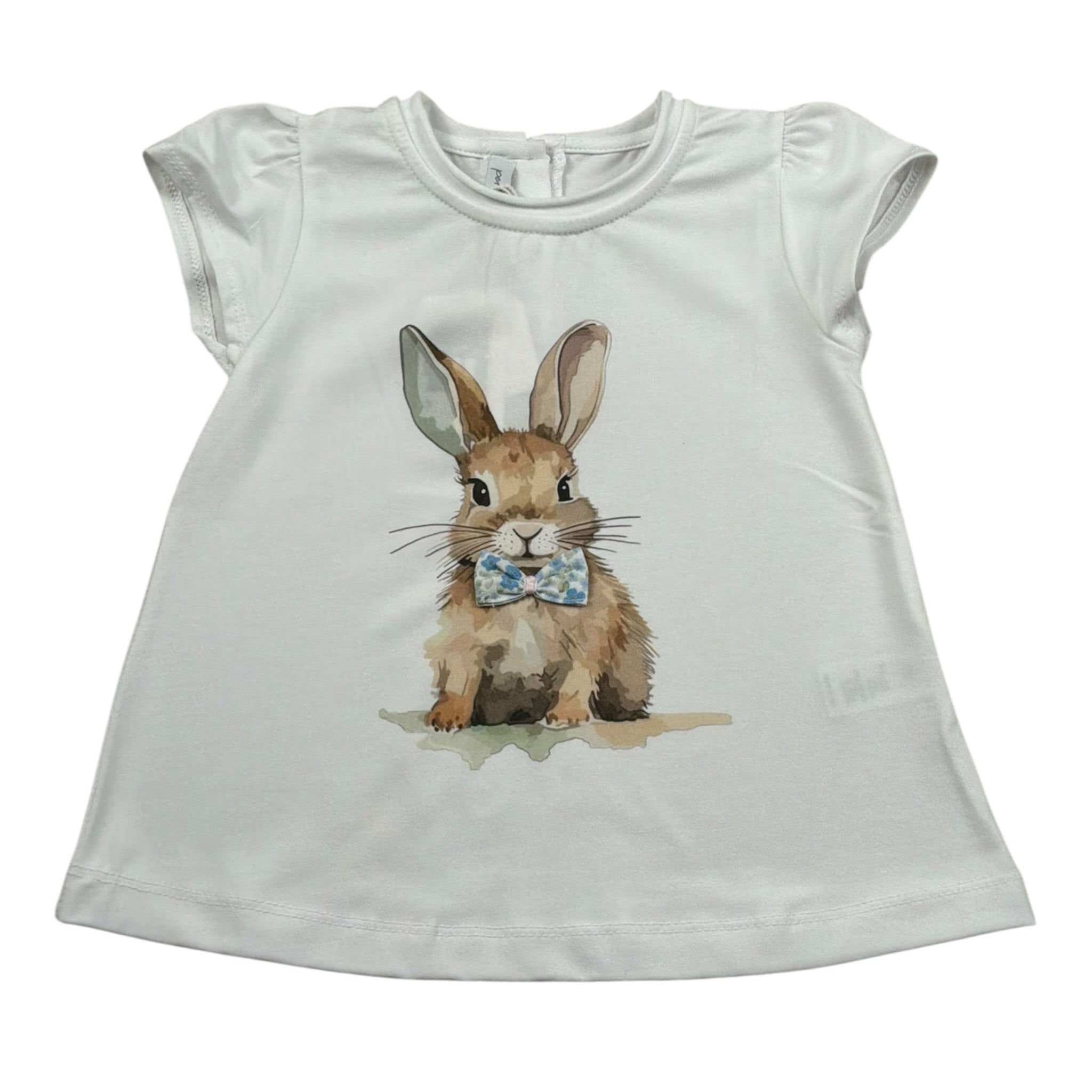 Per Te T-Shirt Girocollo tinta unita Bianco per Neonata 34311 BIANCO PER TE 