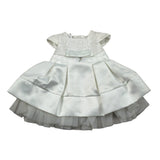 Petit Abito Cerimoniale Tint Unita Mezza Manica Panna per Neonata S2010194P PANNA PETIT 