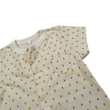 Petit Bateau Pagliaccetto tinta unita con Stampa Giallo per Neonato A09HC GIALLO PETIT BATEAU 