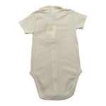 Petit Bateau Body tinta unita Mezza Manica Beige per Neonato A09MP BEIGE PETIT BATEAU 