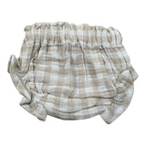 Petit Indi Completo 2 Pezzi Camicia-Culotte per Neonata SS25B09233 BIANCO PETIT INDI 