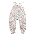 Petit Indi Tuta Tinta Unita con Fantasia Ciliegie per Neonata SS25B1210 BIANCO PETIT INDI 