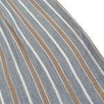Petit Indi Tuta Intera Tinta Unita con Fantasia A Righe per Neonata SS25BK5229X BLU PETIT INDI 