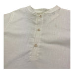 Petit Indi camiciaMezza Manica Girocollo Tinta Unita  per Bambino SS25BK7120 BIANCO PETIT INDI 