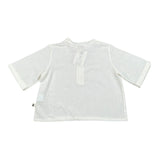 Petit Indi camicia Mezza Manica Girocollo Tinta Unita  per Bambino SS25BK7120X BIANCO PETIT INDI 