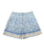 Philosophy Short Tinta Unita con Stampa Fiori per Bambina I1E412X BIANCO PHILOSOPHY 