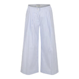 Philosophy Pantalone Tinta Unita con Fantasia A Righe per Bambina I1E414 AZZURRO PHILOSOPHY 