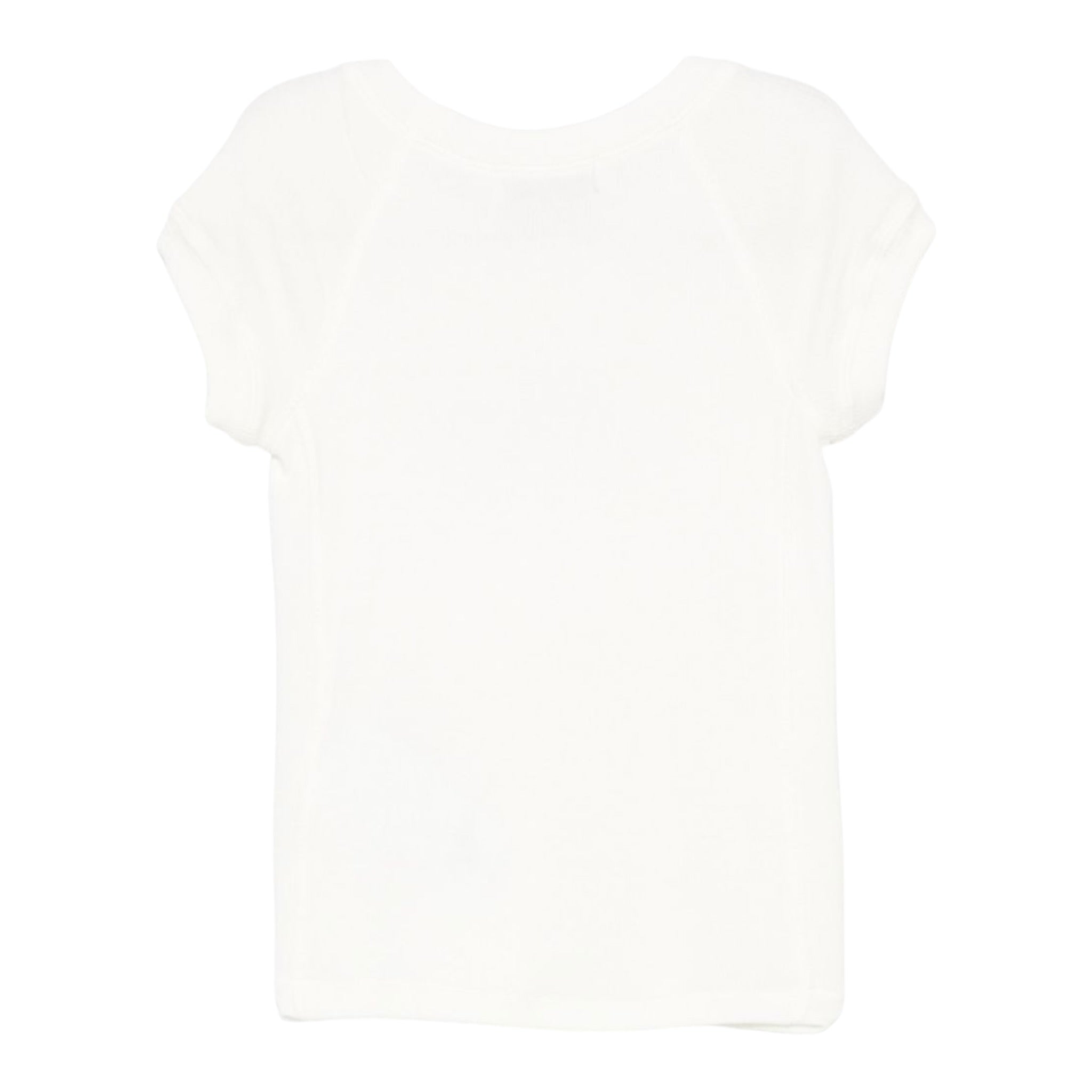 Philosophy T-Shirt Girocollo Tinta Unita con Stampa per Bambina I1E617 PANNA PHILOSOPHY 