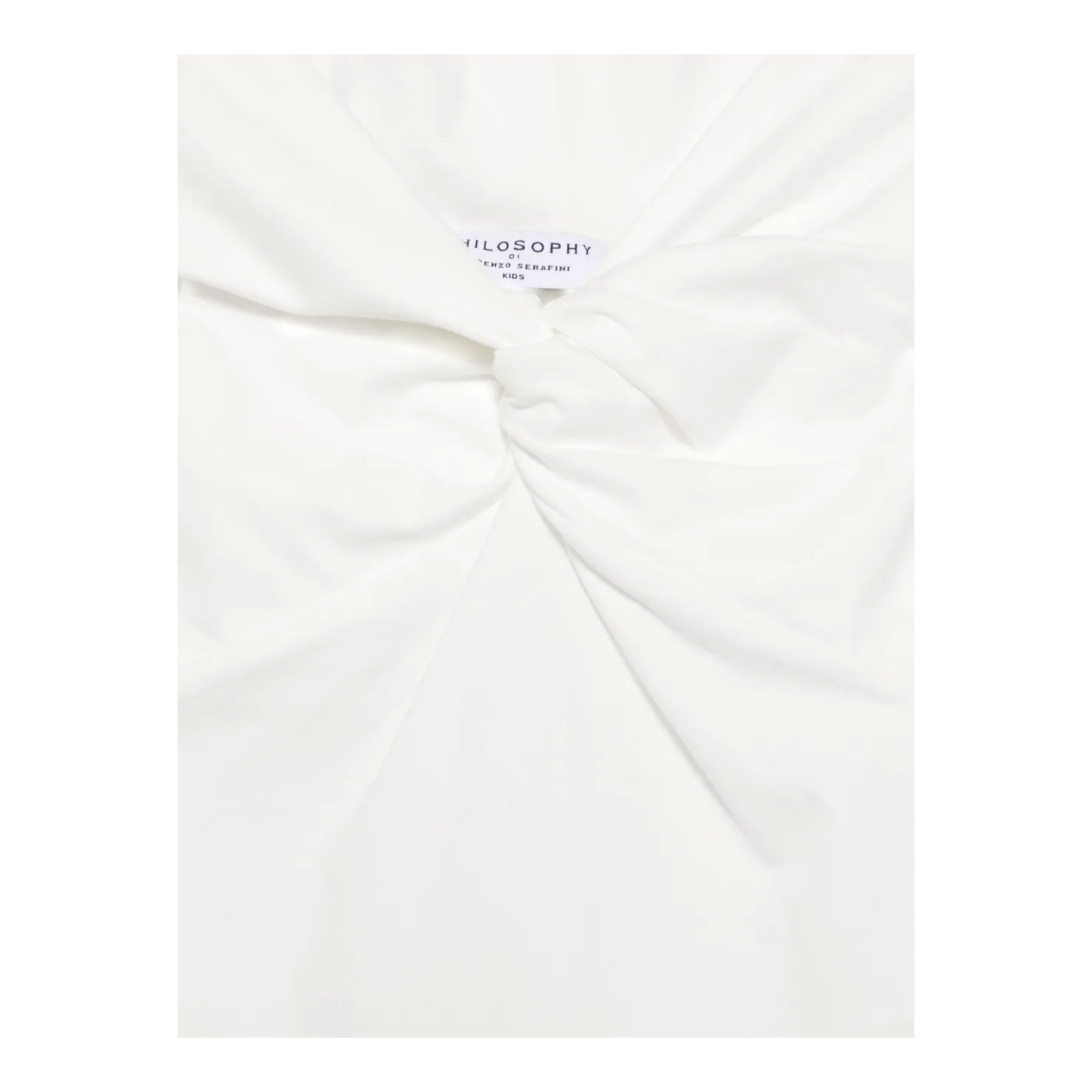 Philosophy T-Shirt Tinta Unita con Scollo A Barca per Bambina I1E618 BIANCO PHILOSOPHY 