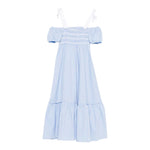 Philosophy Abito Tinta Unita Fantasia A Righe per Bambina I1E912 AZZURRO PHILOSOPHY 