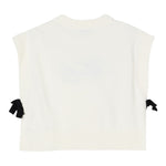 Philosophy Maglia Girocollo Tinta Unita con Logo per Bambina I9E308XX BIANCO PHILOSOPHY 