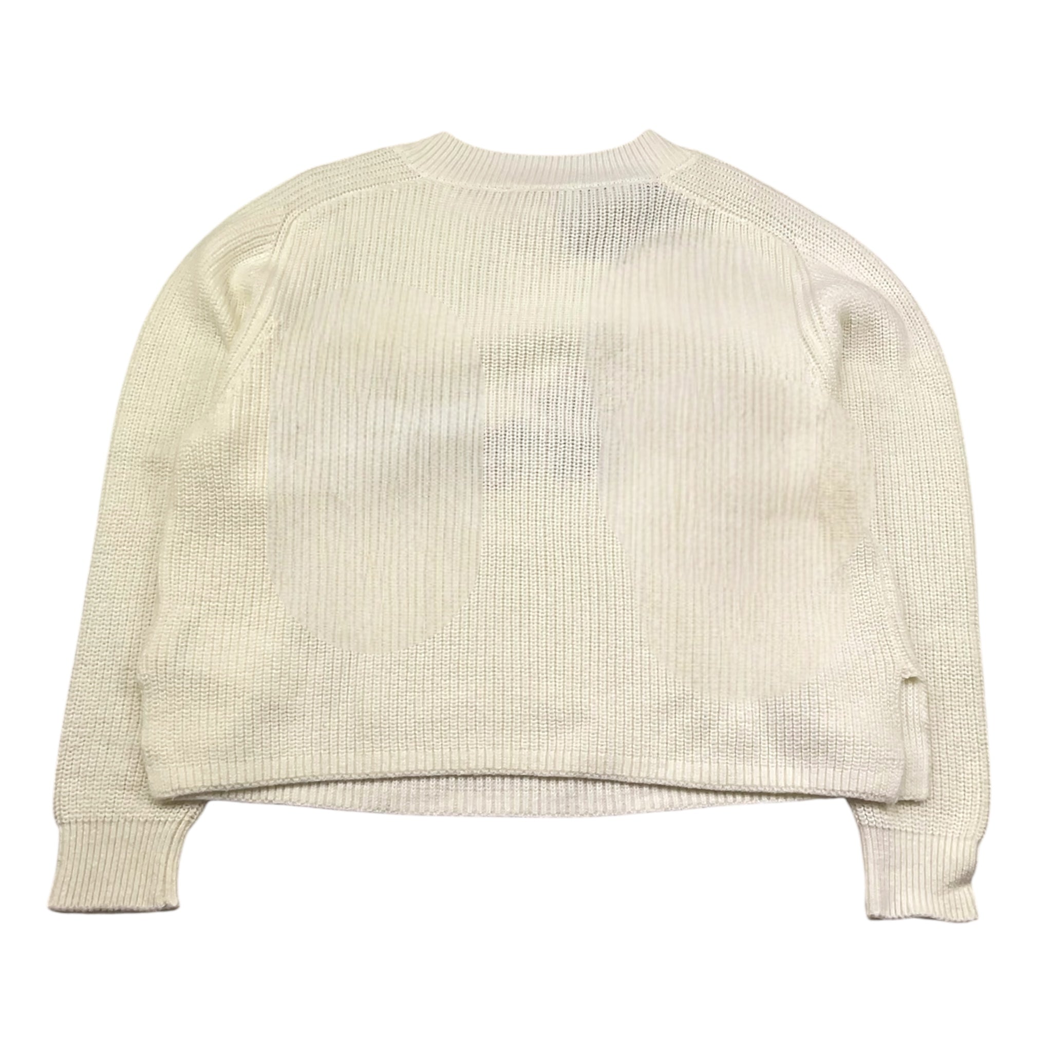 Philosophy Maglia Girocollo Tinta Unita con Logo per Bambina I9E610 PANNA PHILOSOPHY 