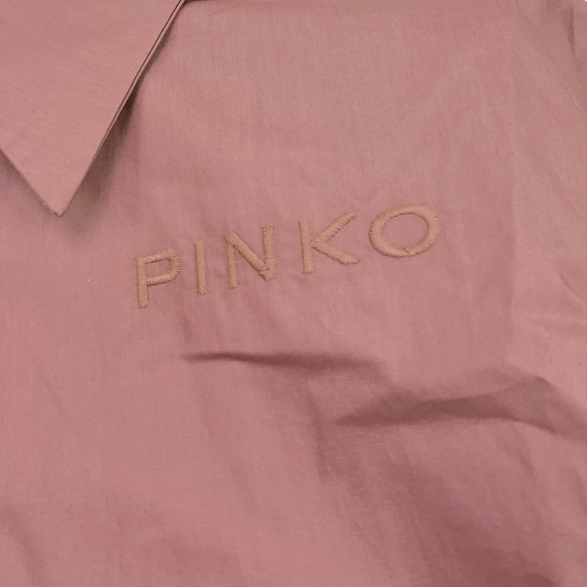 Pinko Camicia Tinta Unita Modello Crop per Bambina CAM MARRONE PINKO 