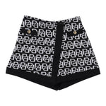 Pinko Short tinta unita Stampa Loghi Nero per Bambina F3PIJGST200 NERO PINKO 