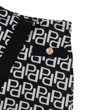 Pinko Short tinta unita Stampa Loghi Nero per Bambina F3PIJGST200 NERO PINKO 