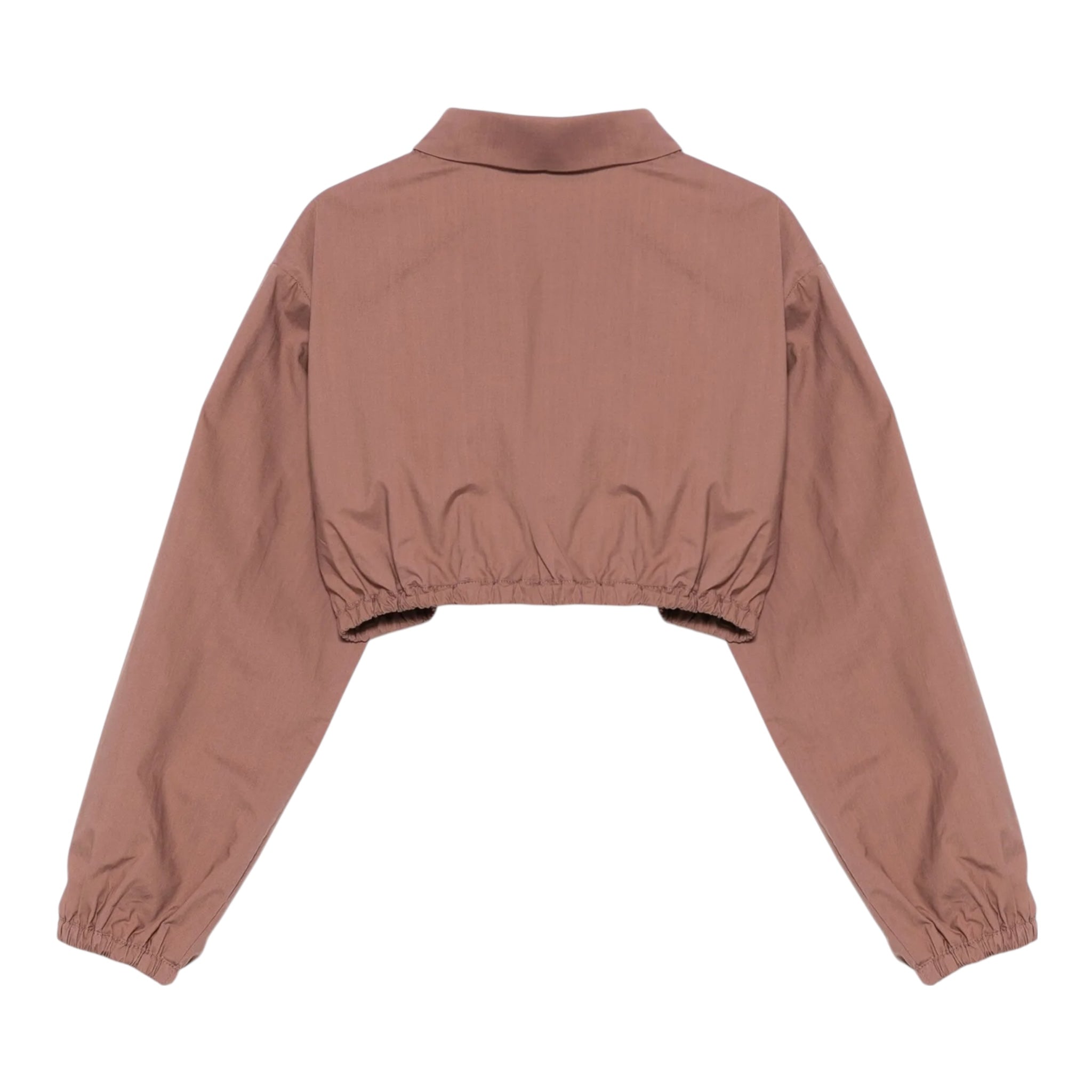 Pinko Camicia Manica Lunga Tinta Unita con Log per Bambina KFCA004 TERRA PINKO 